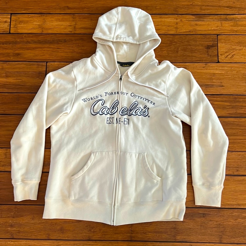 #57 Women’s Cabela’s brushed Zip Hoodie XL
